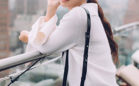 第一次见林心如的头发绑头发，头发有弹性的？