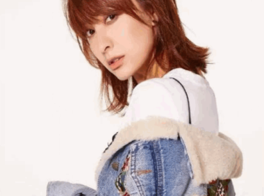 “法式刘海”，随性慵懒，特别适合脸大的女生