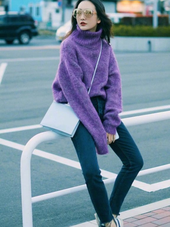 王鸥西装+纱裙太美了,看一眼就心动!