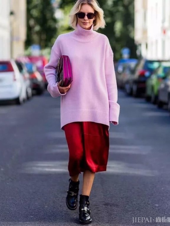 毛衣＋仙女裙时髦显腿长，穿了美翻整个春天！