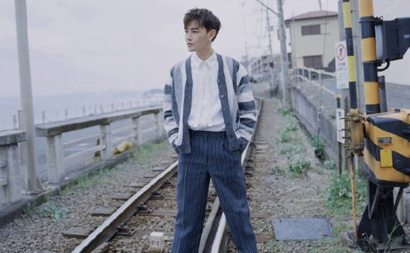 孙坚春季时尚写真,日系风清爽帅气,终于知道他的帅点了