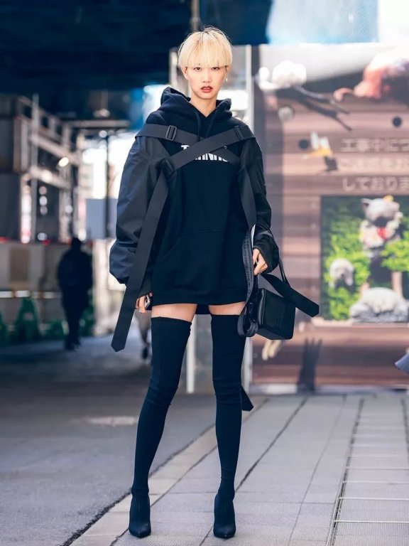 中日韩三地街拍,哪个更辣眼?