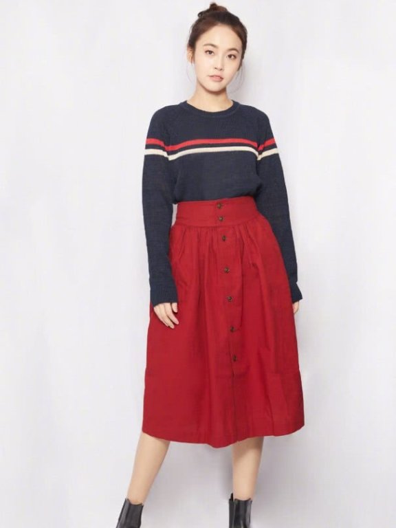 张佳宁这款“棉麻裙”超显瘦，胖子也可以穿