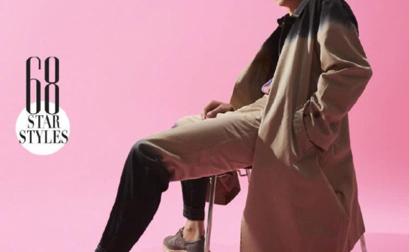 中日韩三大男神登封面，黄景瑜穿潇洒风衣，气质出众