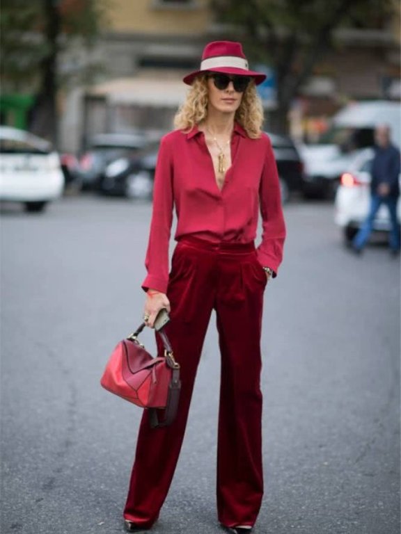 2019四五月春季搭配,还是穿阔腿裤舒适,不仅好看还很有型