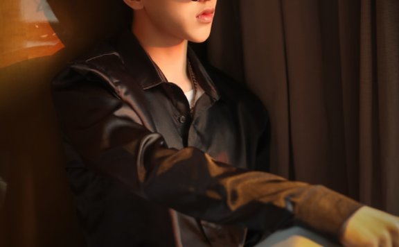 蔡徐坤复古慵懒写真图片