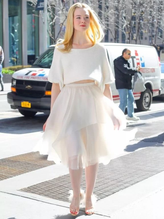 众多女明星中，纯白色谁穿得最高级？