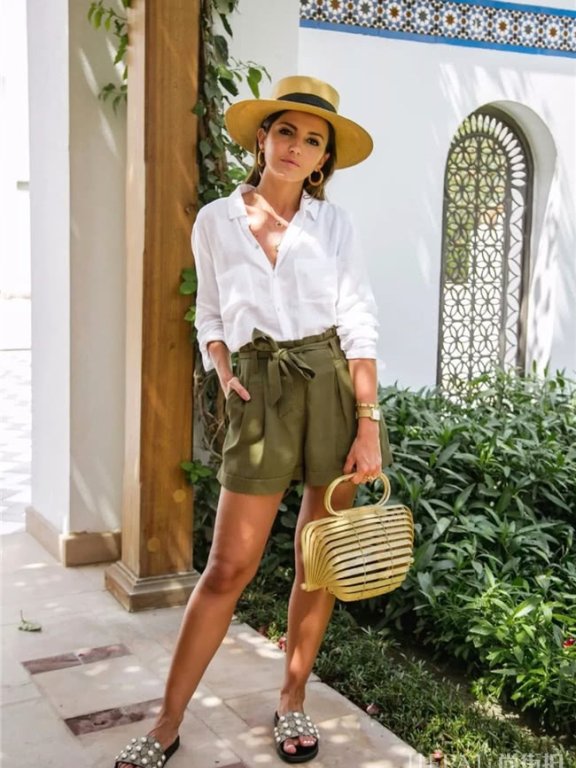 夏天太闷热？金晨、张雪迎教你用短裤演绎夏季清凉感