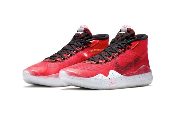 球场开门“红”、上脚“大学红”!NIKE KD 12 新色释出!