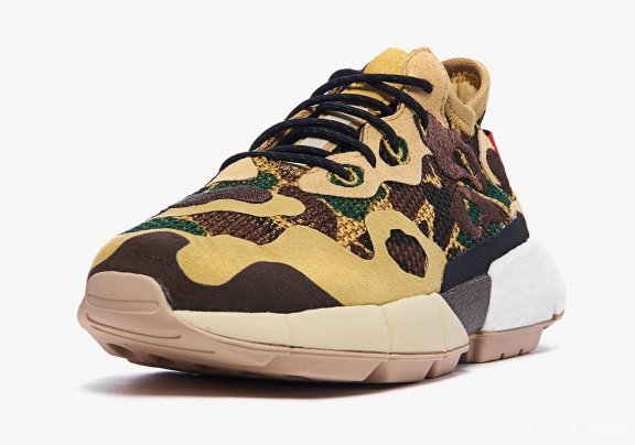 猿人又叒叕和adidas联名了?这双身披迷彩的adidas POD s3.2更胜大鲨鱼一筹!