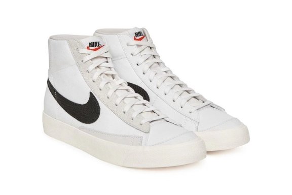 “反勾”设计的大势趋势?这款Nike Blazer Mid x Slam Jam联乘系列,你看如何?