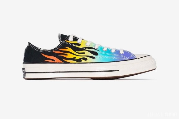 蓝火可不是Thrasher的专利!CONVERSE Chuck 70 Low带来复古火焰造型!