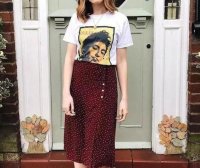 今年超火的纽扣裙,女星们都抢着穿