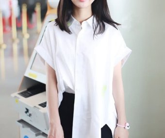 普通的白衬衫被邢菲穿搭后立马变时髦,学她这样穿准没错