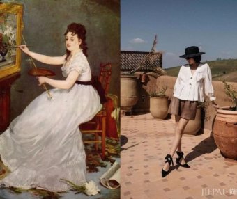 2019年夏天橄榄绿搭配水蓝色,越穿越高级