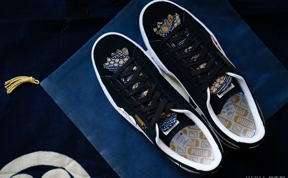 PUMA Suede 上的庭院意境-两大香港单位联合“手”创!