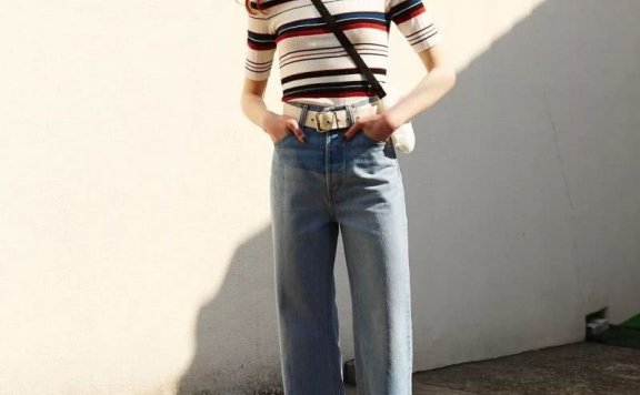 条纹衣服怎么穿?学我们这样穿,让你变瘦变美变女神