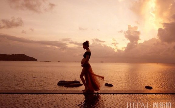 安以轩大肚子遮不住的美丽,穿上纱裙仙气十足