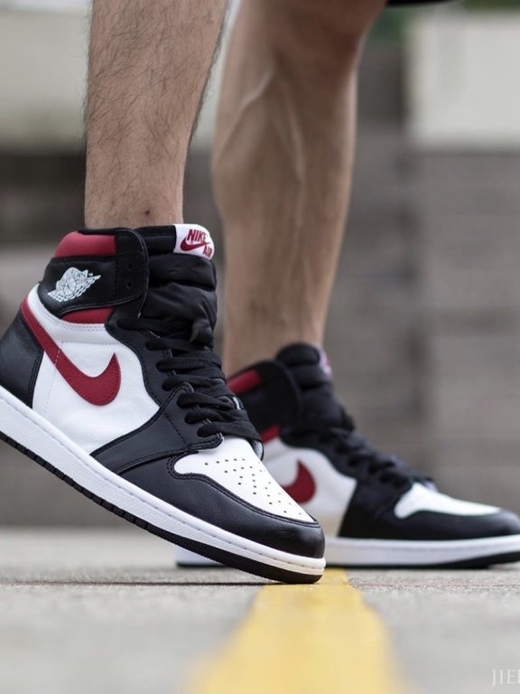 发售在即!Air Jordan 1“Gym Red”上脚实物细节大赏!