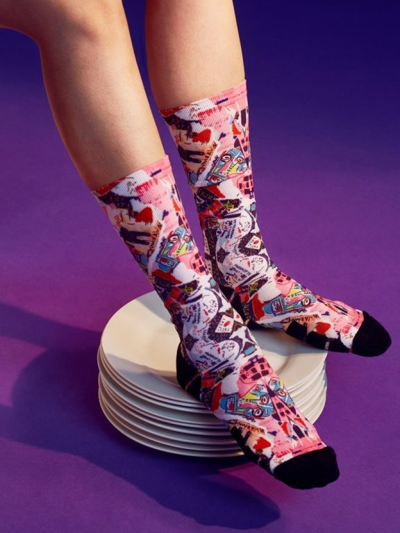 来自时装的高级印花!LIFEBEAT x SABRINA HSIEH 潮袜!