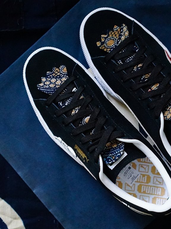 PUMA Suede 上的庭院意境-两大香港单位联合“手”创!