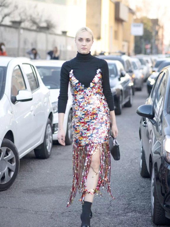 欧美街拍，夏天的各种仙女半裙太好看