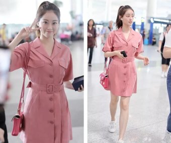 蛋糕裙果然还是小白鞋搭配更好看,这样穿引爆回头率