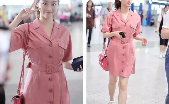 蛋糕裙果然还是小白鞋搭配更好看，这样穿引爆回头率