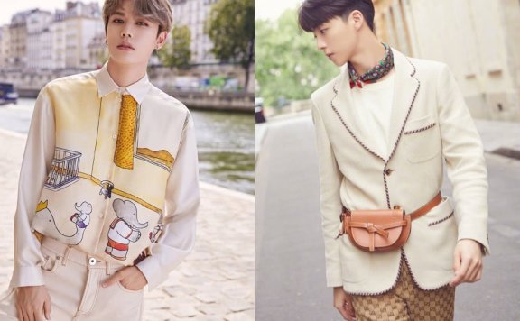 陈立农林彦俊巴黎时尚街拍,不同风格同款帅气