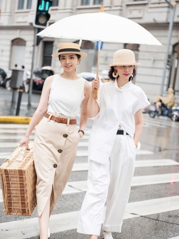 欧美街拍 夏天这样搭配小个子女生一样变时尚御姐