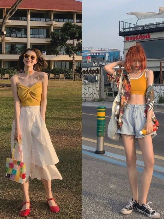 夏天出游试着穿这28套不同款式衣服,让你成为照片最美的人