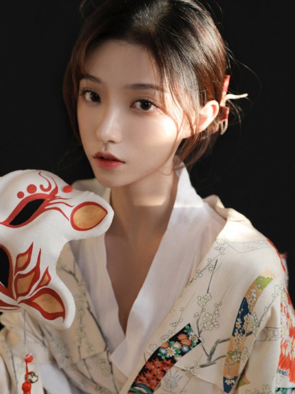 五官精致和服少女性感撩人写真图片