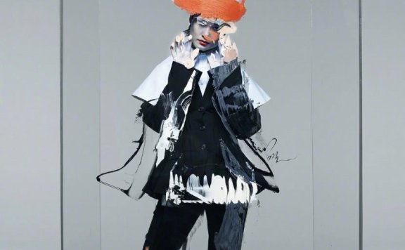 李宇春最新封面大片,复古油头造型搭不规则撞色裙,极具艺术气息