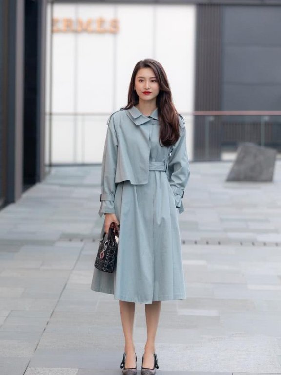国内街拍 2020早春大衣流行这款，千万码住别错过