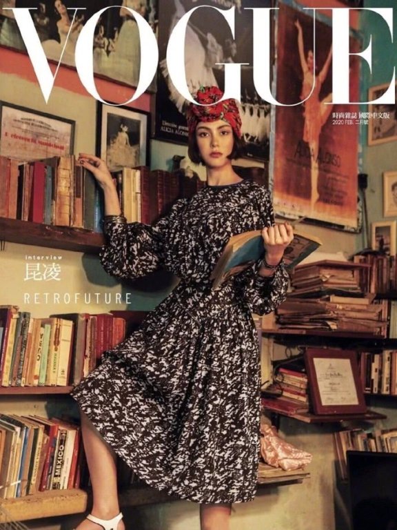 天王嫂昆凌演绎文艺复兴,各种奇特造型满满艺术感