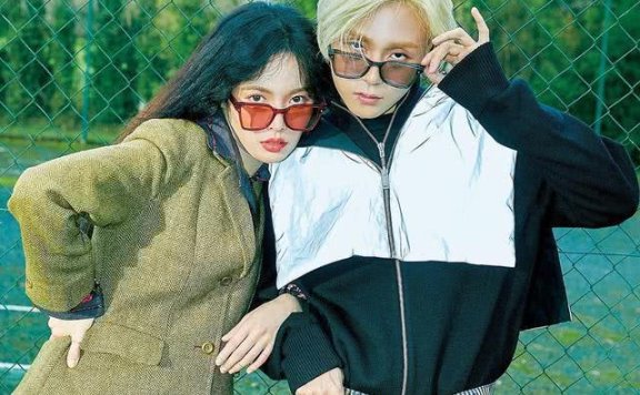 泫雅和金晓钟甜蜜登《DAZED》，上演粉色甜蜜互动