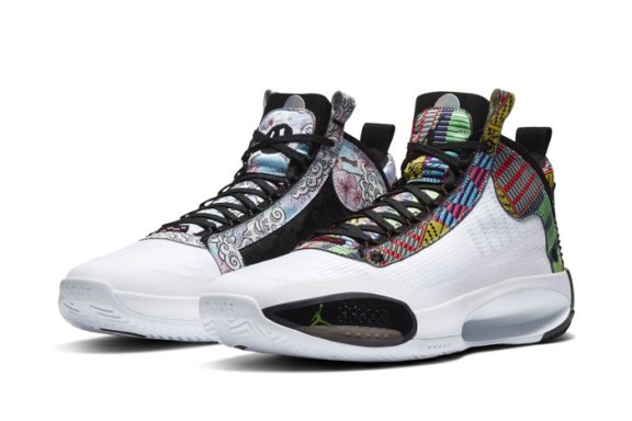 八村塁Air Jordan 34 PE全新鸳鸯设计篮球鞋曝光