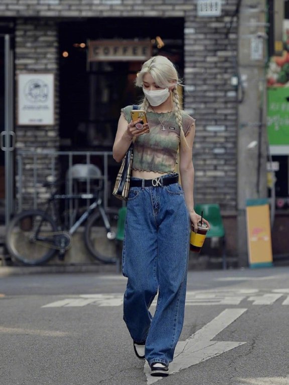 韩国INS风街拍合集,简约清爽助你变身行走的画报