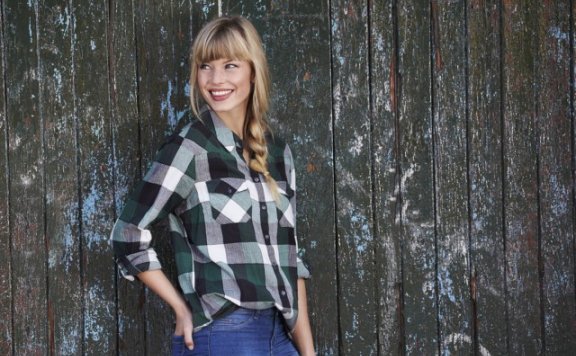 格子衬衫怎么穿好看 随性自然可以这样穿