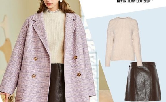 小个子想要大气场,还得靠大衣!内搭衬衫/毛衫+半裙=气质满分