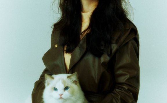 何泓姗带猫咪上镜变身神秘优雅喵系女郎,独特风格超级吸睛