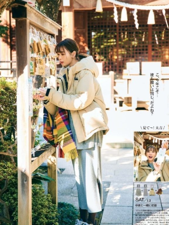 寒潮来袭还是羽绒服抗冷,看日杂模特的穿搭示范,时髦气质两不误