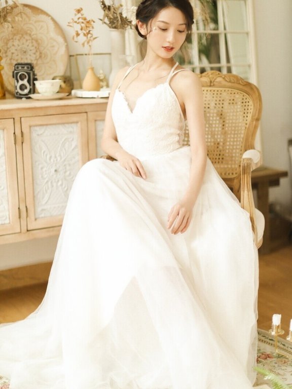 知性优雅气质婚纱美女婚纱照片欣赏