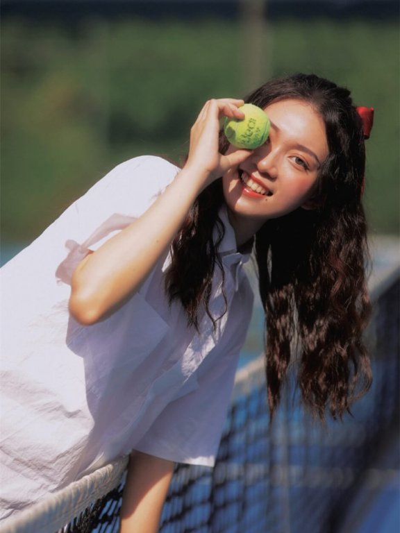 清纯迷人网球美女唯美气质图片