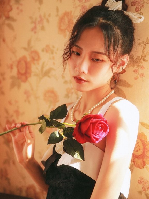 复古港风美人风情万种艺术图片写真