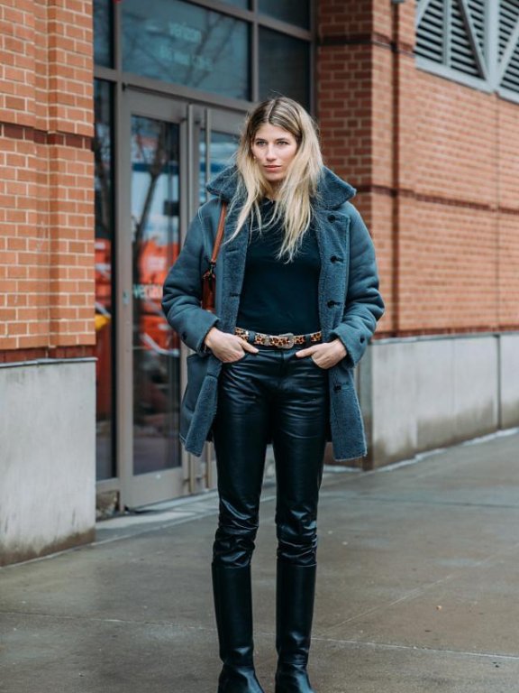 欧美街拍:长裤这样穿又帅又酷,让你轻松拥有模特比例