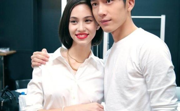 水原希子性感红唇和井柏然现场花絮图片