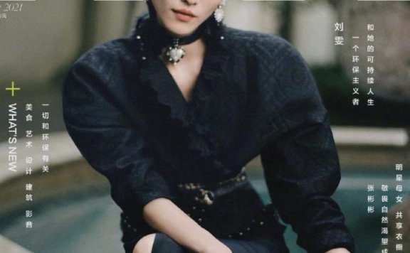 刘雯登《ELLE》六月时尚杂志封面，每一张都是大片太飒了