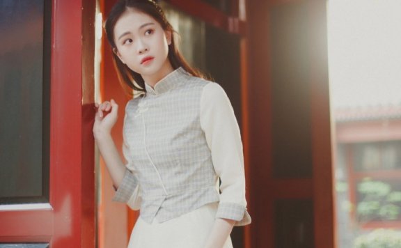 徐紫茵民国风少女乖巧好学生模样写真合集