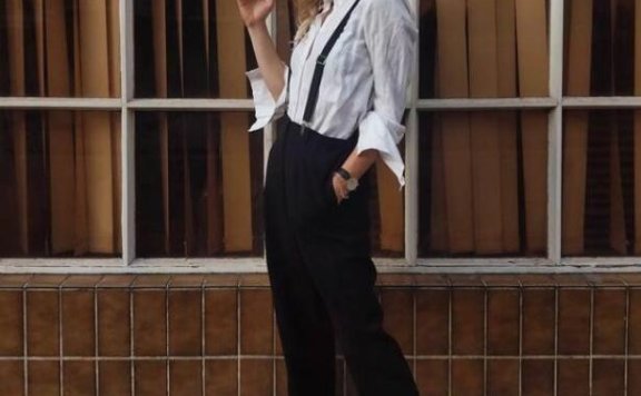 小个子女生怎样穿背带裤才显好看?